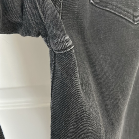 ICONS OBJECTS OF DEVOTION - REVOLVE wide bell crop denim black high waist 28 - Picture 10 of 13